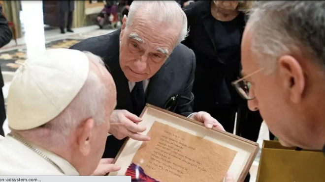 Martin Scorsese Papa Antonio Spadaro
