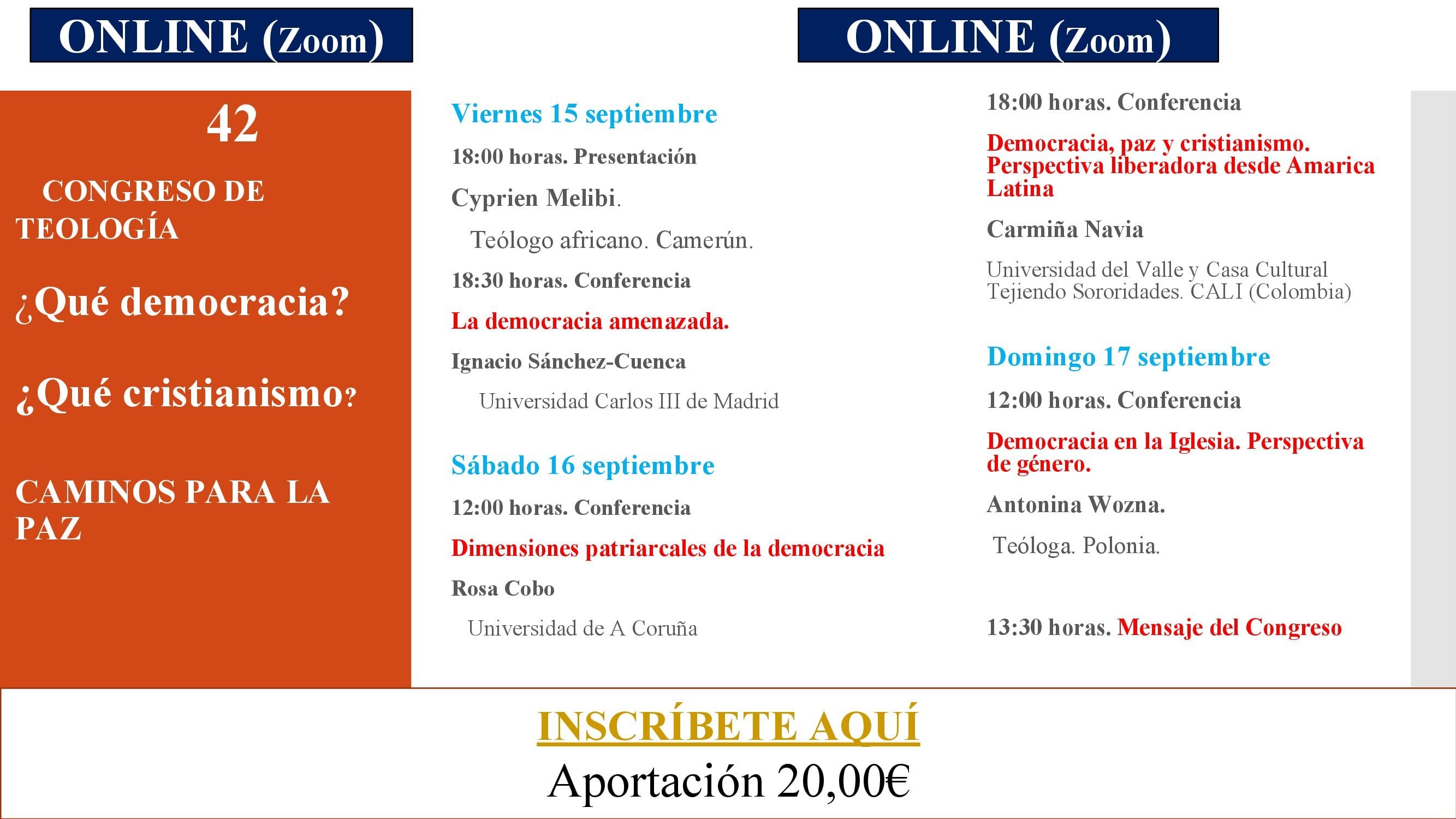 PROGRAMA CONGRESO TEOLOGIA