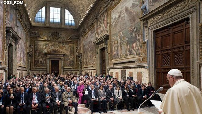 Papa representantes Caritas Internationalis