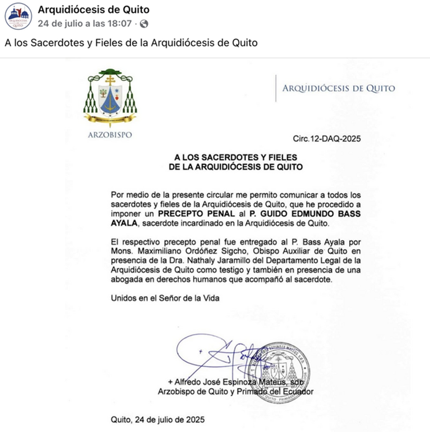 arzobispo quito