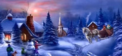 navidad nieve