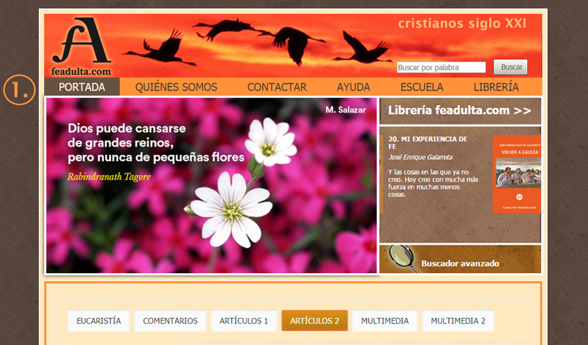 Web con cabecera numero 1