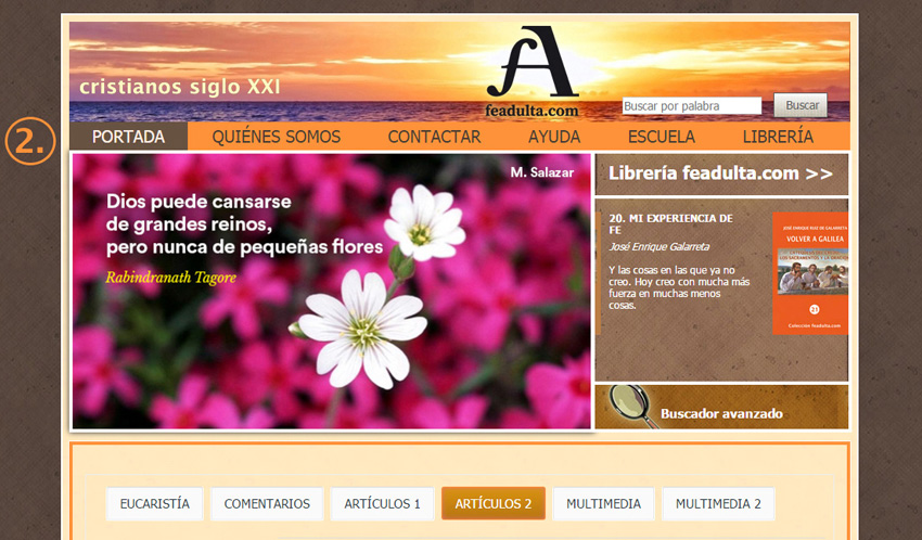 Web con cabecera numero 2